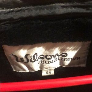 Men’s Wilson suede and leather jacket